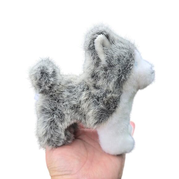 American Girl Pepper Husky Dog Grey White - Picture 3 of 7
